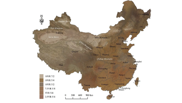 中國第一幅高精度土壤顏色地圖出爐，研究員是這樣了解土壤成分的